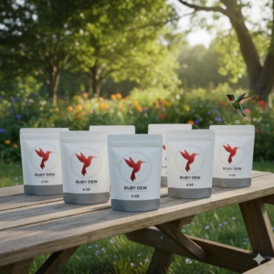Party Pack – Ruby Dew Premium Hummingbird Nectar - 8 Pack